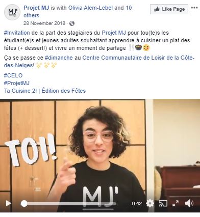 promotion réseaux sociaux CELO Sarah Gaham